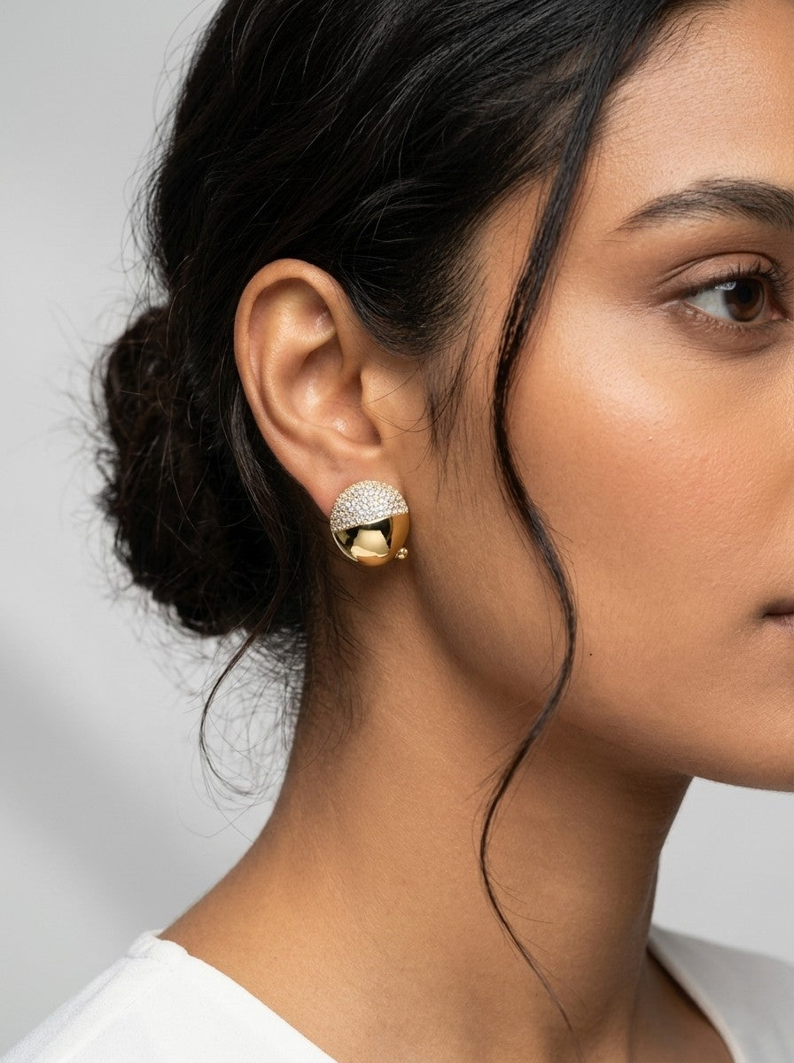 Eclipse Gold Studs