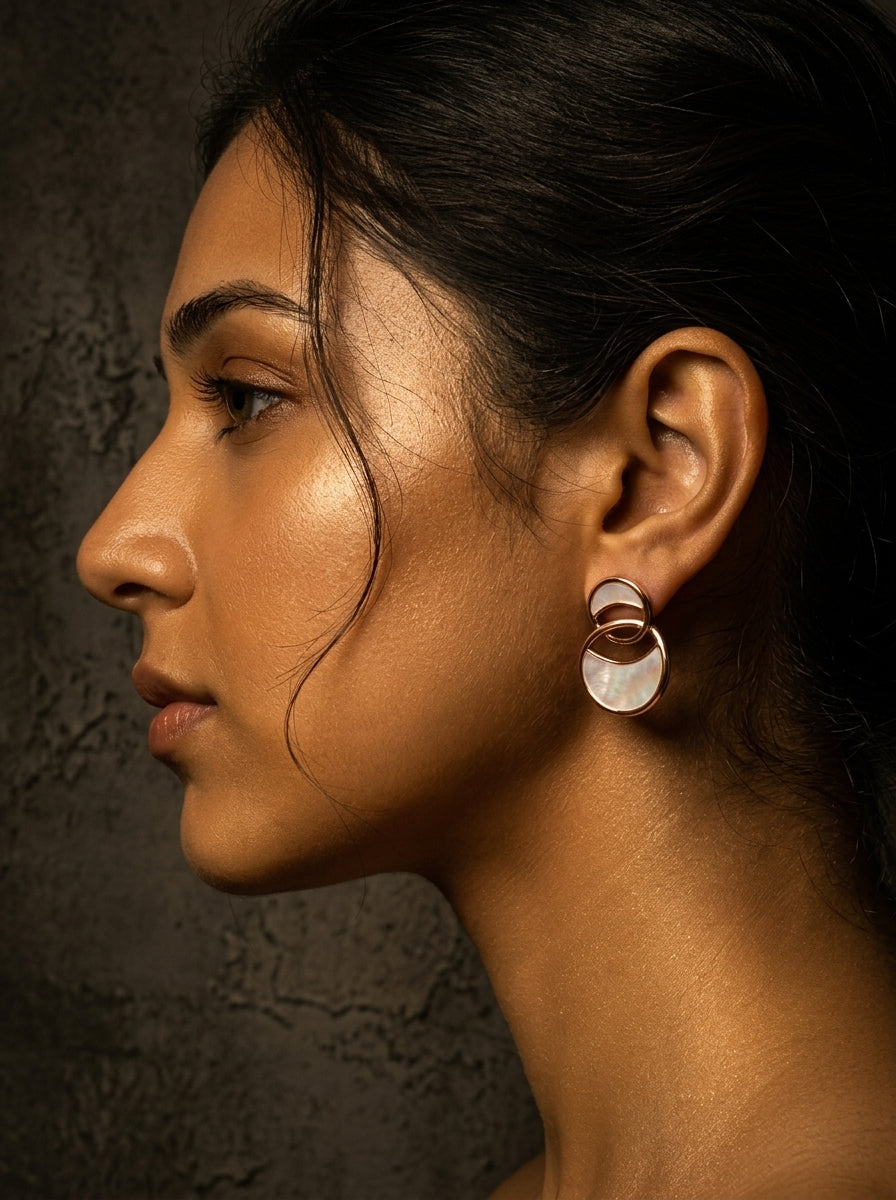 Ethereal Halo Link Earrings