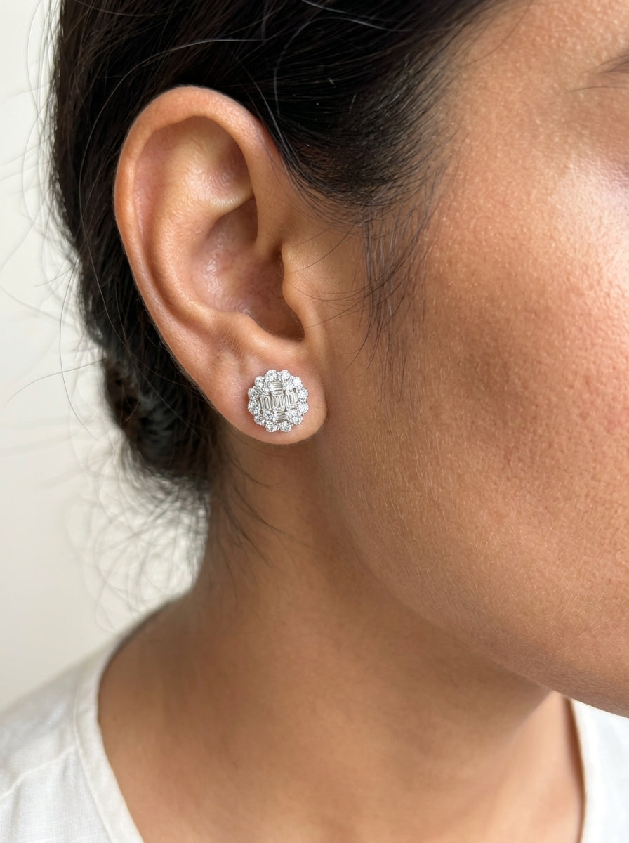 Emerald-Cut Brilliance Studs