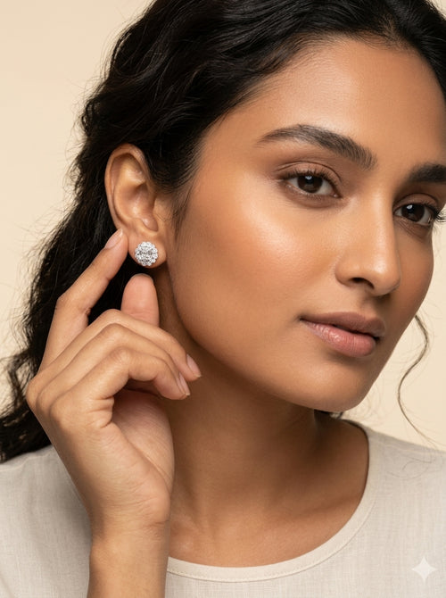 Load image 1 in gallery view. Emerald-Cut Brilliance Studs