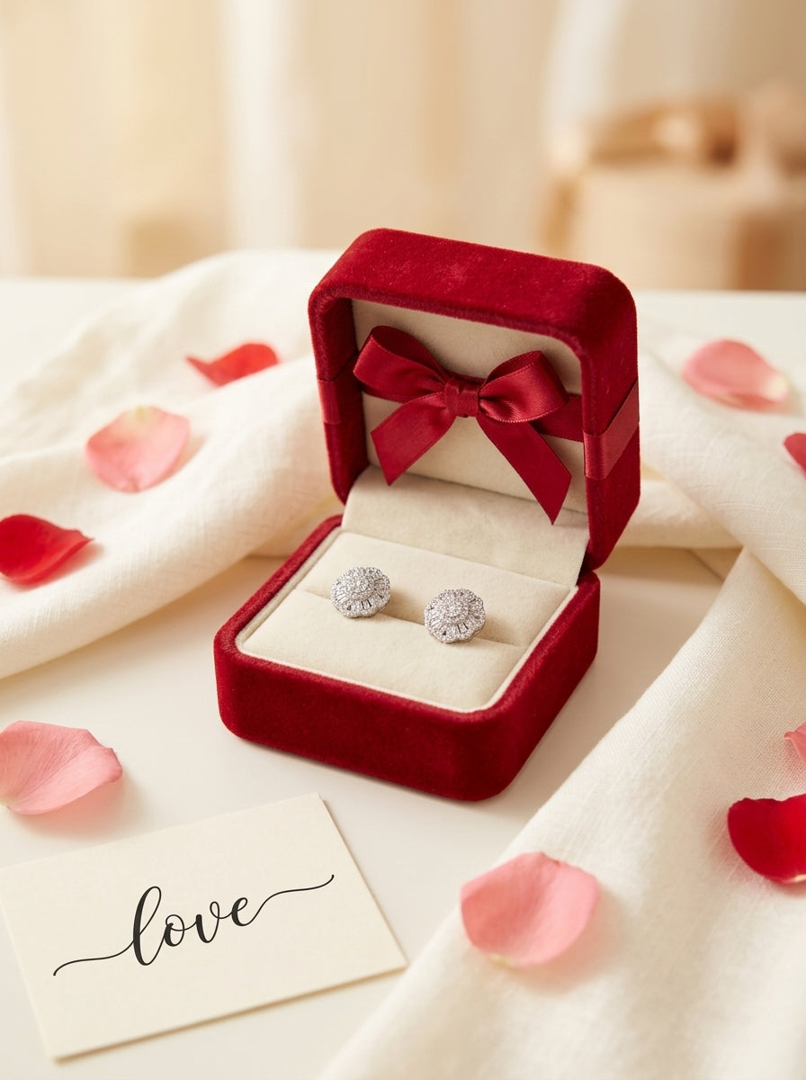 Victoria Grand Halo Studs