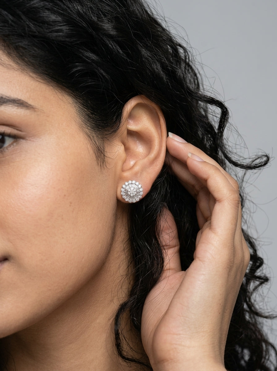 The Grand Bloom Solitaire Studs