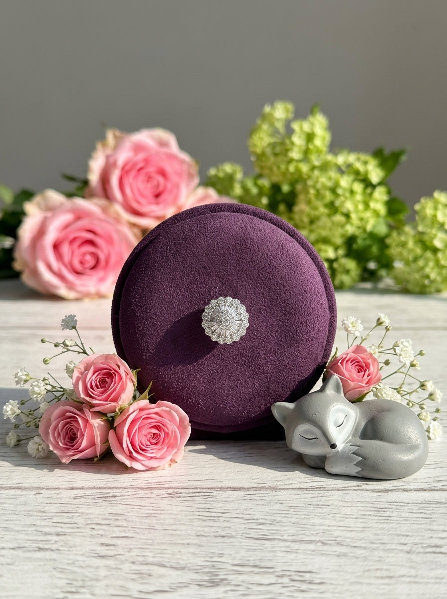 The Grand Bloom Solitaire Studs