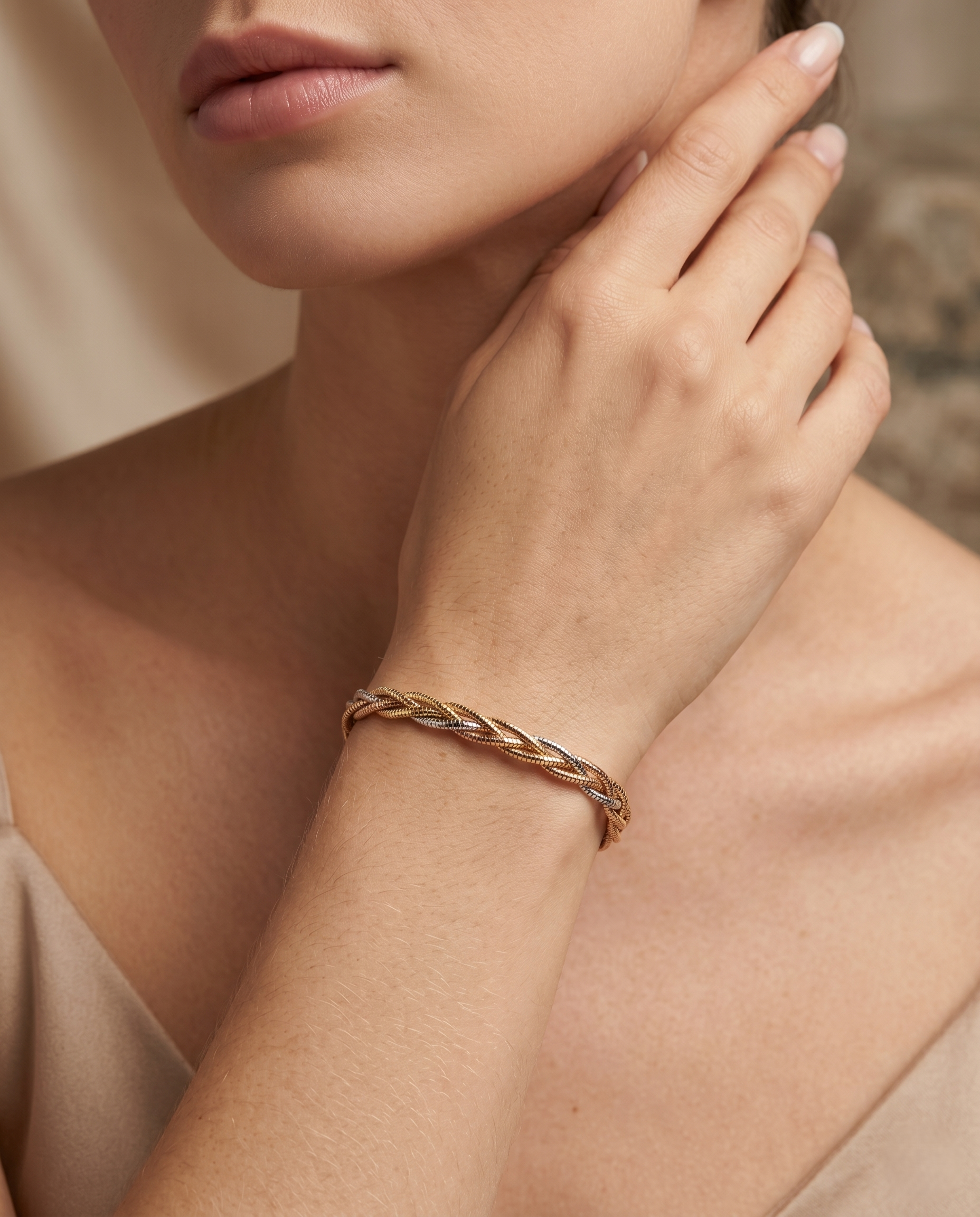 Braided Silver Bracelet